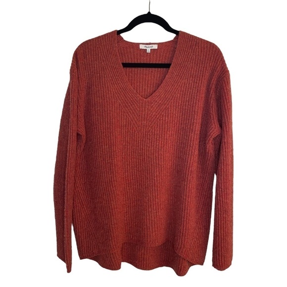 Madewell Sweater Rust Large - Picture 2 of 8